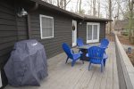 Back Deck with Fire Table and Gas Grill